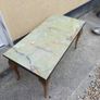 Vintage Marble Look Coffee Table Image 4