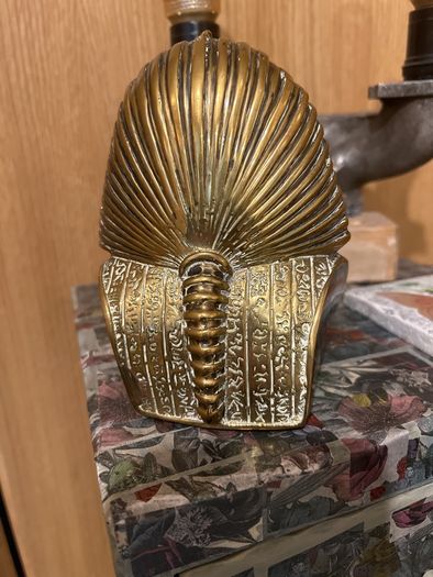bronze Tutankhamun bust