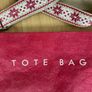 BRAND NEW Pink Tote Bag with decorative Adjustable Shoulder Strap Image 2