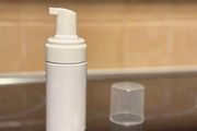 10x container 100ml with pump, empty cosmetic bottle dispenser
