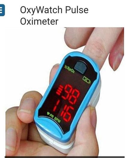 PULSE OXIMETER (Finger) OXYWATCH (ChoiceMMed) Medical Grade. Batteries Inc.
