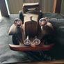 wooden model vintage car Image 2