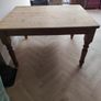 Solid pine table and 6 chairs Image 3