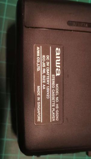 AIWA HS-GS242 Cassette Walkman Player