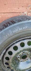 4x 17" steelies 5x100 with Michelin tyres