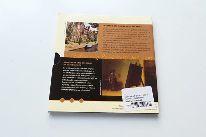 Rembrandt BUNC special coins set - Royal Dutch Mint 2006