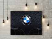 BMW logo printed Wall picture 3mm foamex board printed picture on it wall board wall decor wall art picture