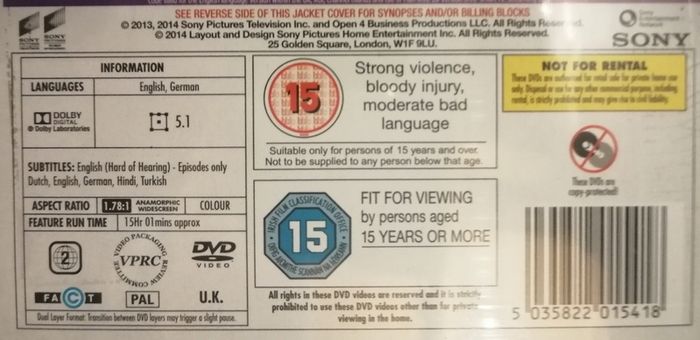 The Blacklist - Season 1 (2013-2014) [DVD TV Boxset]