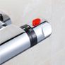 Full set Thermostatic Exposed Bar Shower Mixer Valve Tap Chrome Bottom 1/2" Outlet Image 8