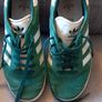 Adidas Gazelle ortholite green suede trainers size 4 Image 4