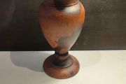 Vintage 10" Burr Walnut Vase