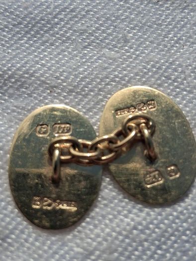 9k Gold Art Deco Cufflinks
