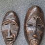 Pair of Vintage Tribal Masks Image 2