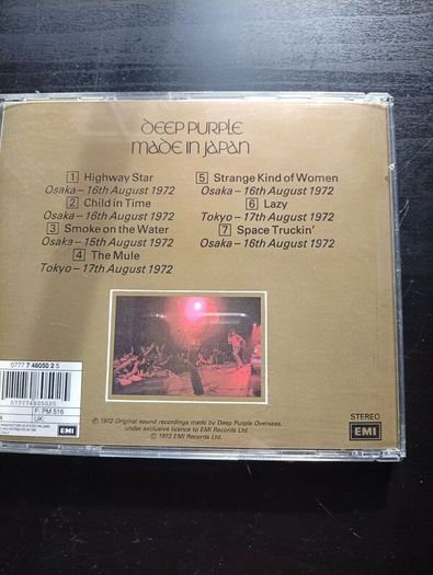 Deep Purple - Made in Japan CD