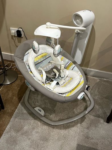 Baby swing rocker with music