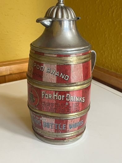 Rare Chinise hot and cold flask