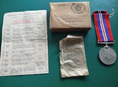 WWII British War Medal 1939-45 - Complete "As Issued" Set