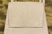 Thacker New York Cream Leather Backpack/crossbody Bag
