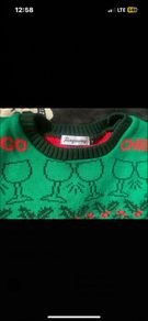 Christmas sweater Tanqueray size large