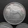 1941 Irish Republic. Set of 3 Silver Coins: Half Crown&Florin&Shilling Image 3