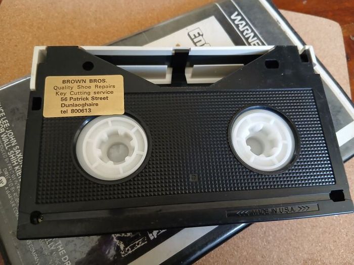 Bruce Lee ,Enter the Dragon Betamax tape