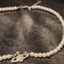 Saturn and Faux Pearl Necklace / Choker Image 2