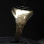 Vintage 9ct Gold Playboy Bunny Signet Ring Fully Hallmarked London Size 63 Image 4