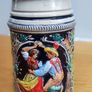 German Beer Stein Pewter Lid Vintage Made in Germany Image 4