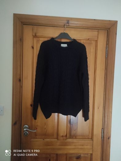 Aran Knit 100% wool sweater