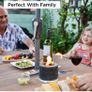 Concrete Table Top Fire Pit - Bioethanol Fire, Smokeless Fire Pit, Fire Bowl, Mini Personal Fireplace for Indoor and Outdoor Use (FREE POSTAGE) Image 4
