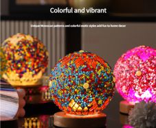 Morocco Night Lamp Glass Mosaic