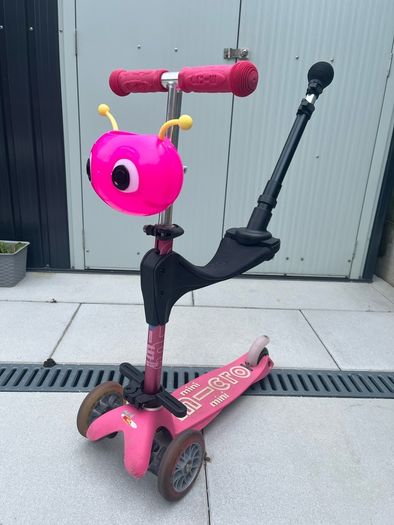 Micro Mini Deluxe 3in1 Scooter Pink