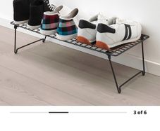 Shoe rack IKEA, foldable , black, like new (13 racks available)