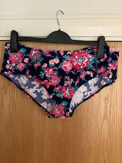 Floral Tankini Top with 2 Sets of Matching Bottoms - New