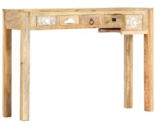 Console Table 110x30x75 cm Solid Mango Wood