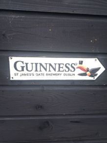 Guinness  cast iron sign