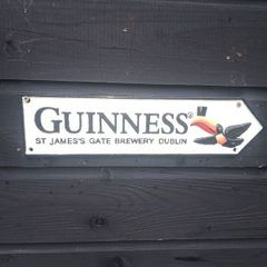 Guinness  cast iron sign
