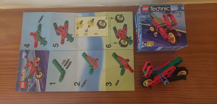 Lego Technic motorbike - set 3054 - from 1998