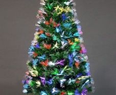 5Ft/150cm Flowers Fibre Optic Christmas Tree