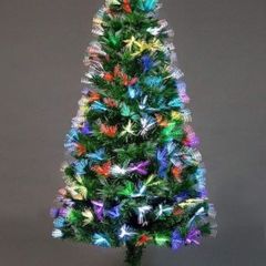 5Ft/150cm Flowers Fibre Optic Christmas Tree