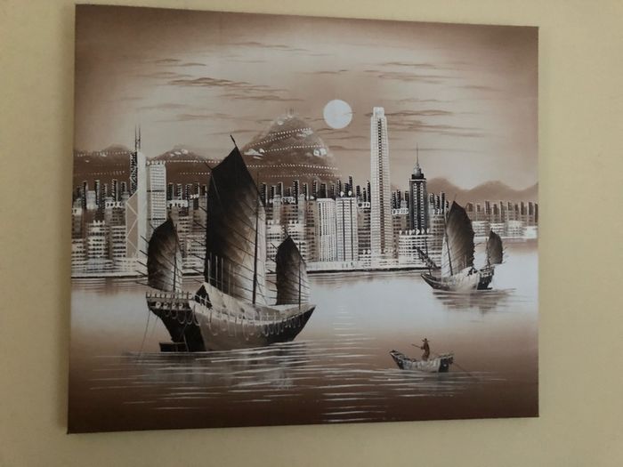 Beautiful artwork of Hong Kong