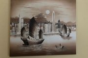 Beautiful artwork of Hong Kong