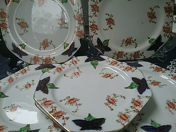 Antique Losol Ware Side/Cake Plates