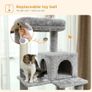 143cm Cat Tree, Big Cat Tower with Large Hammock for Indoor Cats Image 5