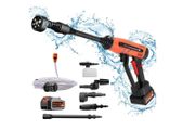 Portable Pressure Washer, Bravolu 500 PSI Cordless Pressure Washer with Accessory Kit, 4.0Ah Battery Powered Pressure Washer with 6 in 1 Multifunction Nozzle, Ideal for Cars Boats Garden