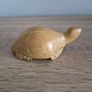 Vintage Carved Natural Stone Turtle Tortoise Figurine Image 3