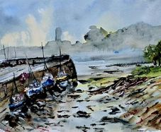 carrigaholt co clare watercolour