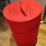 Red laundry basket Image 2
