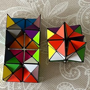 Toy fidget sensory toy magic cube 2 in 1