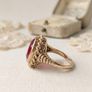 Real 14k Gold Ring with Ruby Image 2